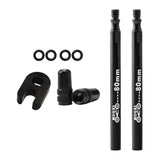 Maxbell Presta Value Extender Values Extension with Core & Adaptor 2pcs Black 80mm - Aladdin Shoppers