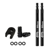 Maxbell Presta Value Extender Values Extension with Core & Adaptor 2pcs Black 80mm - Aladdin Shoppers