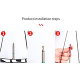 Maxbell Presta Value Extender Values Extension with Core & Adaptor 2pcs Red 80mm - Aladdin Shoppers