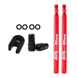 Maxbell Presta Value Extender Values Extension with Core & Adaptor 2pcs Red 80mm - Aladdin Shoppers