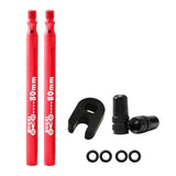 Maxbell Presta Value Extender Values Extension with Core & Adaptor 2pcs Red 80mm - Aladdin Shoppers