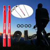 Maxbell Presta Value Extender Values Extension with Core & Adaptor 2pcs Red 80mm - Aladdin Shoppers