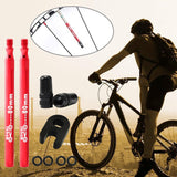 Maxbell Presta Value Extender Values Extension with Core & Adaptor 2pcs Red 80mm - Aladdin Shoppers