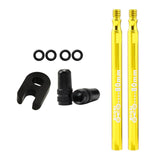 Maxbell Presta Value Extender Values Extension with Core & Adaptor 2pcs Gold 80mm - Aladdin Shoppers