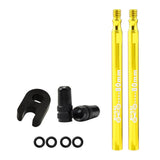 Maxbell Presta Value Extender Values Extension with Core & Adaptor 2pcs Gold 80mm - Aladdin Shoppers