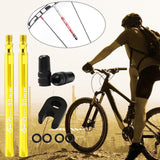 Maxbell Presta Value Extender Values Extension with Core & Adaptor 2pcs Gold 80mm - Aladdin Shoppers