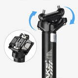 Maxbell Seatpost Replacement Road Bike Shock Absorption Bicycle 31.6×400mm Black - Aladdin Shoppers
