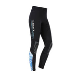 Maxbell Adult Wetsuit Pant 3mm Neoprene Stretchy Long Leggings Trouser Blue L Women - Aladdin Shoppers