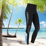 Maxbell Adult Wetsuit Pant 3mm Neoprene Stretchy Long Leggings Trouser Blue L Women - Aladdin Shoppers