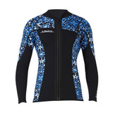 Maxbell Wetsuit Top 3mm Neoprene Adults for Water Sports in Cold Water XXL Men Blue - Aladdin Shoppers