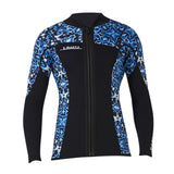 Maxbell Wetsuit Top 3mm Neoprene Adults for Water Sports in Cold Water XXL Men Blue - Aladdin Shoppers