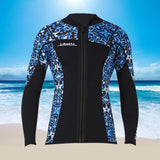 Maxbell Wetsuit Top 3mm Neoprene Adults for Water Sports in Cold Water XXL Men Blue - Aladdin Shoppers