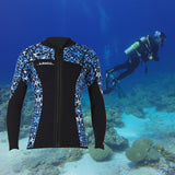 Maxbell Wetsuit Top 3mm Neoprene Adults for Water Sports in Cold Water XXL Men Blue - Aladdin Shoppers