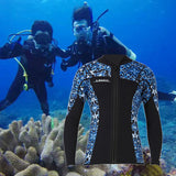 Maxbell Wetsuit Top 3mm Neoprene Adults for Water Sports in Cold Water XXL Men Blue - Aladdin Shoppers