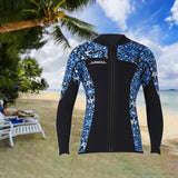 Maxbell Wetsuit Top 3mm Neoprene Adults for Water Sports in Cold Water XXL Men Blue - Aladdin Shoppers