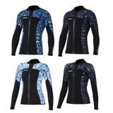 Maxbell Wetsuit Top 3mm Neoprene Adults for Water Sports in Cold Water M Women Blue - Aladdin Shoppers