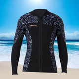 Maxbell Wetsuit Top 3mm Neoprene Adults for Water Sports in Cold Water M Men Grey - Aladdin Shoppers