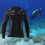 Maxbell Wetsuit Top 3mm Neoprene Adults for Water Sports in Cold Water M Men Grey - Aladdin Shoppers