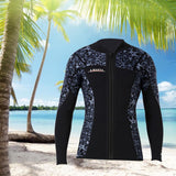 Maxbell Wetsuit Top 3mm Neoprene Adults for Water Sports in Cold Water M Men Grey - Aladdin Shoppers