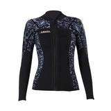 Maxbell Wetsuit Top 3mm Neoprene Adults for Water Sports in Cold Water M Women Grey - Aladdin Shoppers