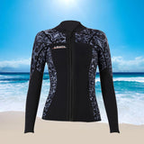 Maxbell Wetsuit Top 3mm Neoprene Adults for Water Sports in Cold Water M Women Grey - Aladdin Shoppers