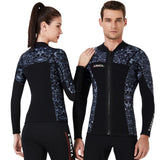 Maxbell Wetsuit Top 3mm Neoprene Adults for Water Sports in Cold Water XL Women Grey - Aladdin Shoppers