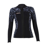 Maxbell Wetsuit Top 3mm Neoprene Adults for Water Sports in Cold Water XL Women Grey - Aladdin Shoppers