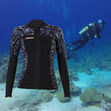 Maxbell Wetsuit Top 3mm Neoprene Adults for Water Sports in Cold Water XL Women Grey - Aladdin Shoppers