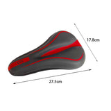 Maxbell Shock Absorb Bike Seat Cover Bicycle Cushion Covers Replacement Red Black - Aladdin Shoppers