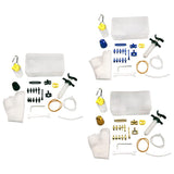 Maxbell Deluxe Bike Hydraulic Brake Bleed Kit Bicycle Oiling Syringe Funnels Gold - Aladdin Shoppers