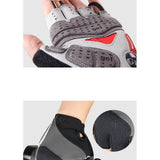 Maxbell Half Finger Cycling Gloves Bike Bicycle Fingerless Women Men Gloves Black XL - Aladdin Shoppers