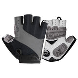 Maxbell Half Finger Cycling Gloves Bike Bicycle Fingerless Women Men Gloves Black XL - Aladdin Shoppers