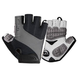 Maxbell Half Finger Cycling Gloves Bike Bicycle Fingerless Women Men Gloves Black XL - Aladdin Shoppers