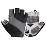 Maxbell Half Finger Cycling Gloves Bike Bicycle Fingerless Women Men Gloves Black XL - Aladdin Shoppers