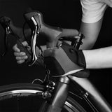 Maxbell Half Finger Cycling Gloves Bike Bicycle Fingerless Women Men Gloves Black XL - Aladdin Shoppers