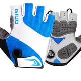 Maxbell Half Finger Cycling Gloves Bike Bicycle Fingerless Women Men Gloves Blue M - Aladdin Shoppers