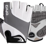 Maxbell Half Finger Cycling Gloves Bike Bicycle Fingerless Women Men Gloves Grey M - Aladdin Shoppers