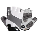 Maxbell Half Finger Cycling Gloves Bike Bicycle Fingerless Women Men Gloves Grey L - Aladdin Shoppers