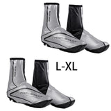 Maxbell Winter Cycling Shoe Cover Fleece Waterproof Overshoes for MTB Riding Bike L - Aladdin Shoppers