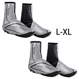 Maxbell Winter Cycling Shoe Cover Fleece Waterproof Overshoes for MTB Riding Bike L - Aladdin Shoppers