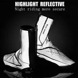 Maxbell Winter Cycling Shoe Cover Fleece Waterproof Overshoes for MTB Riding Bike L - Aladdin Shoppers