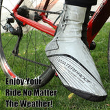 Maxbell Winter Cycling Shoe Cover Fleece Waterproof Overshoes for MTB Riding Bike L - Aladdin Shoppers