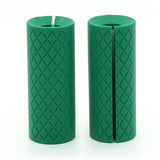 Maxbell 2x Silicone Grips 1Pair Tool Thick for Gym Dumbbell Training Weightlifting green - Aladdin Shoppers