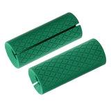 Maxbell 2x Silicone Grips 1Pair Tool Thick for Gym Dumbbell Training Weightlifting green - Aladdin Shoppers