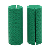 Maxbell 2x Silicone Grips 1Pair Tool Thick for Gym Dumbbell Training Weightlifting green - Aladdin Shoppers
