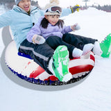 Maxbell Large Inflatable Snow Tube Sleigh Sledges Polar Bear Snow Sledge Toboggan - Aladdin Shoppers