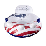 Maxbell Large Inflatable Snow Tube Sleigh Sledges Polar Bear Snow Sledge Toboggan - Aladdin Shoppers