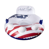 Maxbell Large Inflatable Snow Tube Sleigh Sledges Polar Bear Snow Sledge Toboggan - Aladdin Shoppers