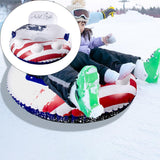 Maxbell Large Inflatable Snow Tube Sleigh Sledges Polar Bear Snow Sledge Toboggan - Aladdin Shoppers