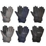 Maxbell Windproof Gloves Touchscreen Thermal Fleece Sports Snowboarding HX 102 Black - Aladdin Shoppers